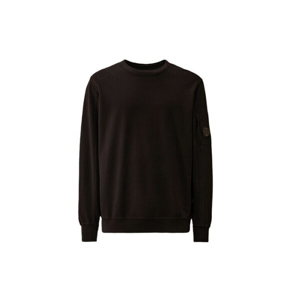 C.P. Company Black Fleece Sweatshirt With Iconic Lens Detail - NWT